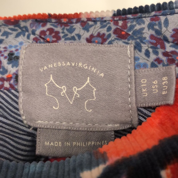Anthropologie corduroy skirt by Vanessa and Virginia in excellent condition - Picture 3 of 3